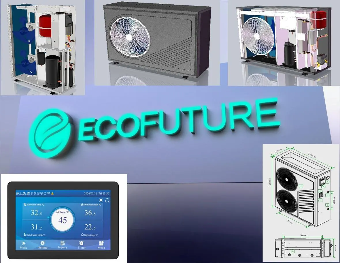 יחידת ECOFUTURE Full Inverter של EcoHeat בתחילת ייצור, 2023